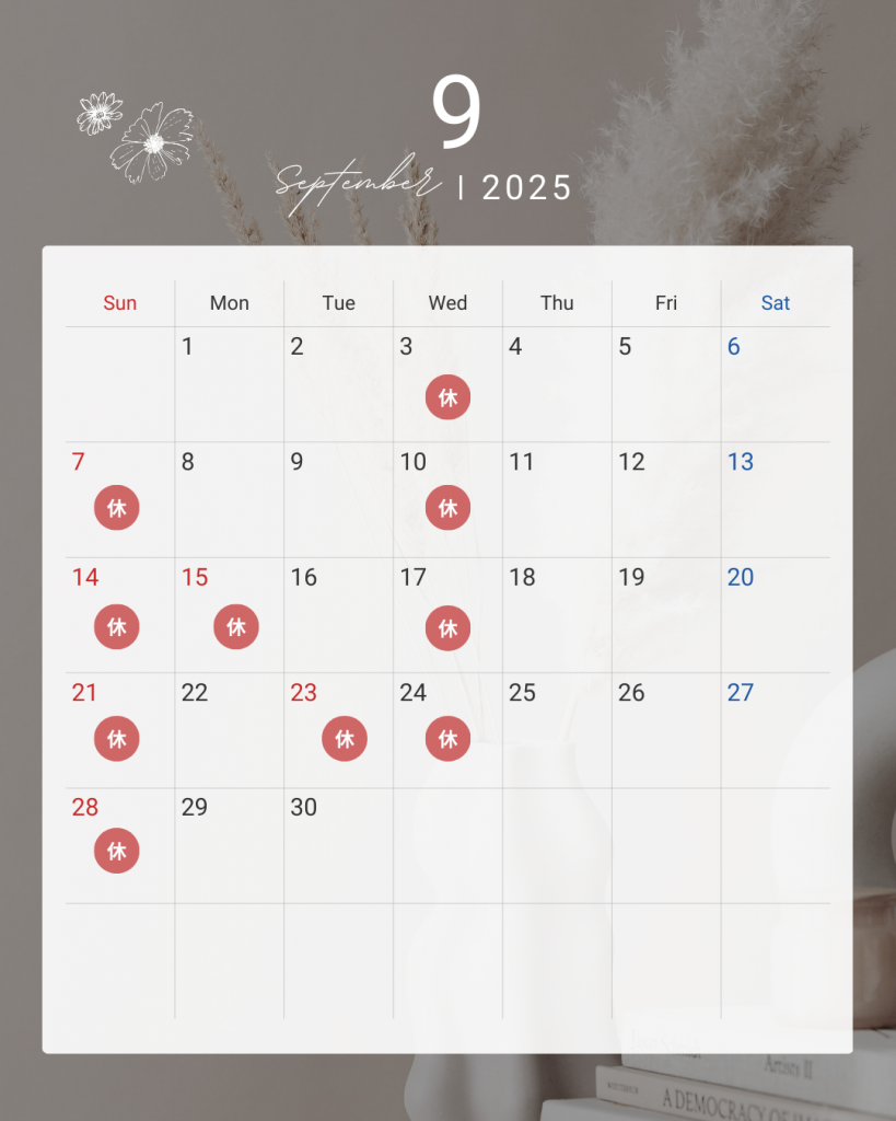 モノトーン　シンプル　営業日　予約状況　カレンダー　2025年　3月　4月　Instagram投稿.zip - 7